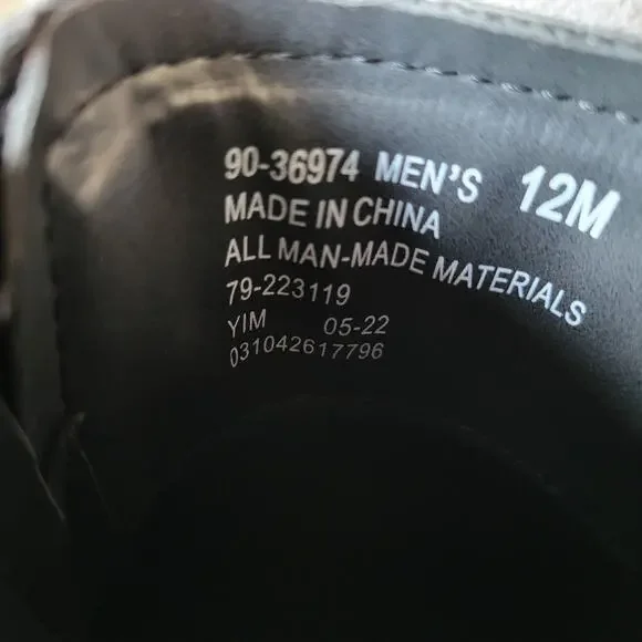 DOCKERS STAIN DEFENDERS Men Shoes 12M Black SureGrip Slip Resistant Asymmectric - Picture 7 of 7